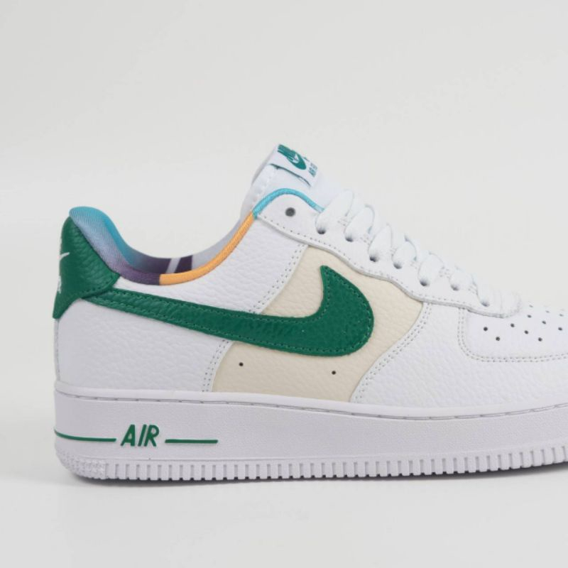 ของแท้ 100% Nike Air Force 1 Low Embedded White Green Black