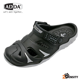 ADDA รองเท้าปิดหัว รุ่น 5TD37รุ่นใหม่ล่าสุด( สายหลังปรับได้) สีดำ น้ำตาลเข้ม ขนาด 7-10 ใส่สบาย ทนทาน คุ้มค่า