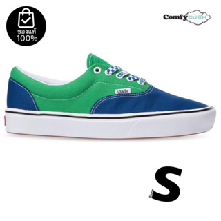 VANS ERA COMFYCUSH LACE MIX TRUE BLUE FERN GREEN SNEAKERS สินค้ามีประกันแท้