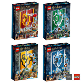 Lego Harry Potter 76409 Gryffindor™, 76410 Slytherin™, 76411 Ravenclaw™, 76412 Hufflepuff™, House Banner