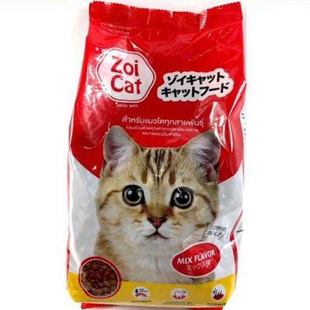 Zoi Cat อาหารแมว 3 กิโล ( 1 กิโล 3 ถุง)