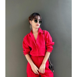 HAPPY LINEN SHIRT TOP