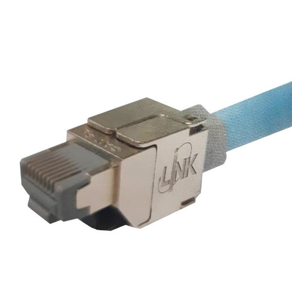 LINK US-1071S SHIELD CAT 6A RJ45 MODULAR PLUG (ไม่ต้องใช้เครื่องมือเข้าหัว )