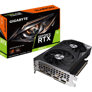 VGA (การ์ดแสดงผล) GIGABYTE GEFORCE RTX 3060 TI WINDFORCE OC 8G - 8GB GDDR6 (GV-N306TWF2OC-8GD) -3 YEARS