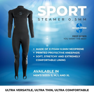 มาใหม่ ใส่สบายสุด scubapro sport 0.5 mm steamer wetsuit