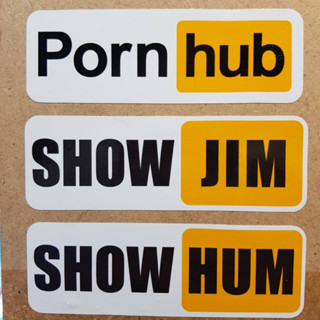 สติกเกอร์ Pornhub คำกวนๆ แนวๆ Show