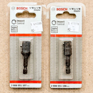 Bosch แกนต่อลูกบล็อค 1/4" to 1/2"  และ แกนต่อลูกบล็อค 1/4" to 3/8"(ของแท้)