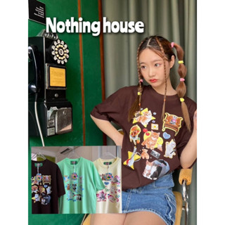 🏡 Nothing house 😻เสื้อยืดลายรวมน้อนเเมว/หมา