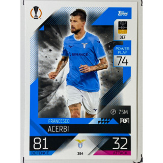 Francesco Acerbi การ์ดนักฟุตบอล 2223 การ์ดสะสม SS Lazio การ์ดนักเตะ ลาซิโอ้ ลาซิโอ