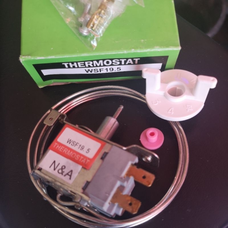 เทอร์โมสตัทตู้เย็น 19.5 Hitachi Toshiba Mitsubishi แบบกดคุณภาพดี WSF19.5 หางยาว1M - รูปที่ 2