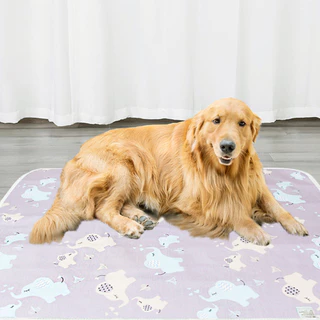 Petcho แผ่นรองฉี่หมา แผ่นรองฉี่สัตว์เลี้ยง ซักใช้ซ้ำได้ หนานุ่มถึง อย่างดีซึบซับเร็ว ป้องกันการรั่วซึมได้