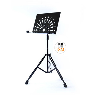 Rock ขาตั้งโน๊ตแบบแผ่นวางเหล็ก ลายประกายเพชร Music Stand รุ่น MS-1