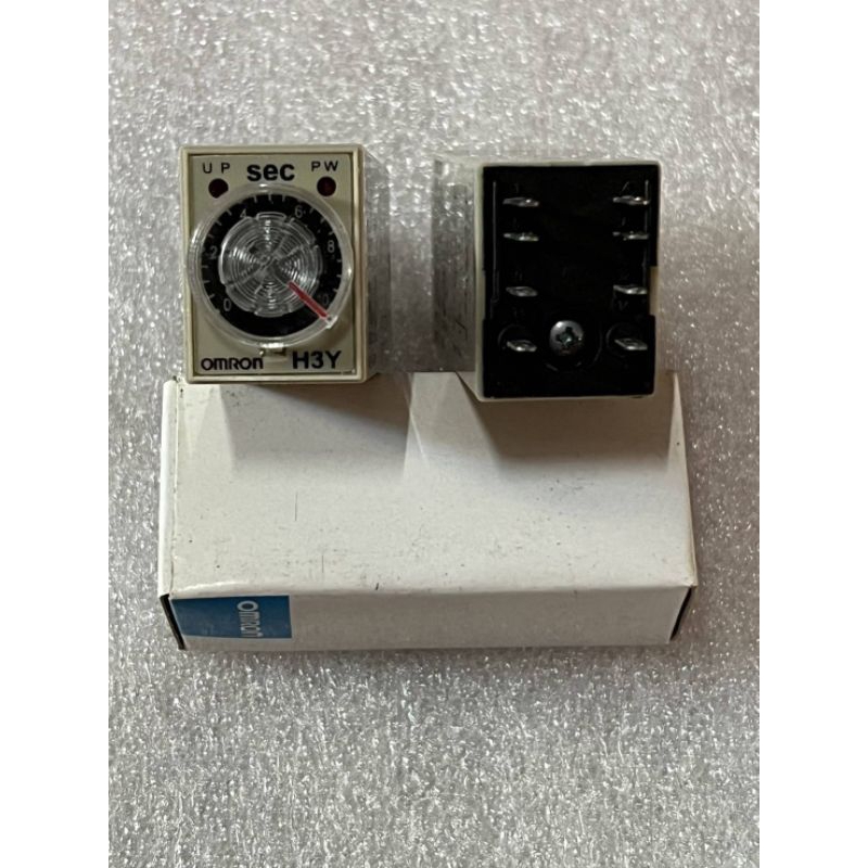 H3Y-2 OMRON (220V) Delay Timer Time Relay 0-10Sec With Base