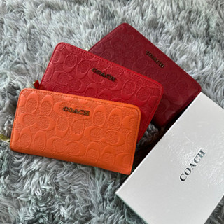 กระเป๋าสตางค์ใบยาว Coach +งานนำเข้า หนังpu ✓พร้อมกล่อง