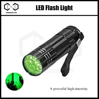 ไฟฉายส่องต้นไม้ Led Flashlight 9 Powerful High-intensity Led Lamps ไฟฉายส่องตอนมึด