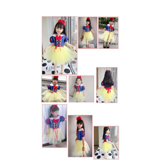 7C301 ชุดเด็กหญิง สโนไวท์ สโนว์ไวท์กับคนแคระทั้งเจ็ด Snowwhite Snow White and the Seven Dwarfs Costume