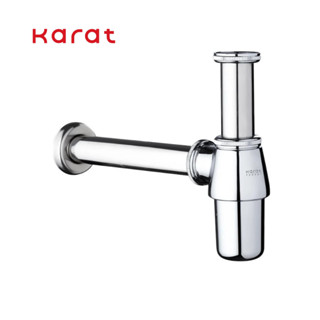 ท่อน้ำทิ้ง ท่อน้ำทิ้งอ่าง ท่อน้ำ อ่างล้างหน้า แบบกระปุก KARAT รุ่น BAT3-50 สีโครเมี่ยม