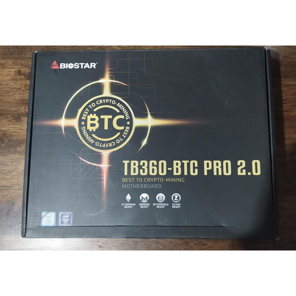 MB Biostar Mainboard TB360-BTC PRO 2.0 LGA-1151V2 + CPU + RAM 4gb