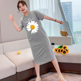 Q77（พร้อมส่งจากไทย）ชุดหญิงกระโปรงแข้นสั่ง ผ้ายืดได้นุ่นใส่สบาย ชุดแฟชั่งสวย