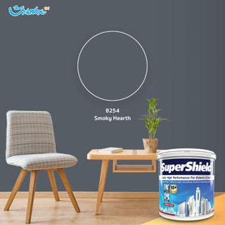 TOA Supershield กึ่งเงา 8254 (Smoky Hearth) ขนาด 1/4 กล.