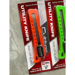 [ยกแผง6อัน] มีดคัตเตอร์ พลาสติก ขนาดใหญ่ ยี่ห้อ Eagle one คัตเตอร์