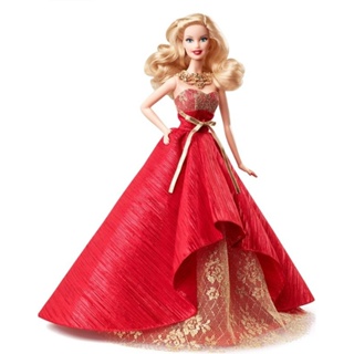 *กล่องไม่สวย* Barbie Collector 2014 Holiday Doll #BDH13