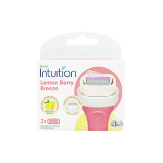 Schick Intuition Lemon Berry Breeze Refill ชิค อินทูอิชั่น เลมอน เบอร์รี่ บรีส ออแกนิค เลมอน รีฟิว