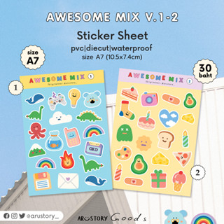 A7 Sticker : Awesome mix