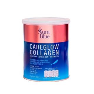 ออร่าบลู AuraBlue CareGlow Collagen ปริมาณ 100 g. n คอลลาเจนออร่าบลู