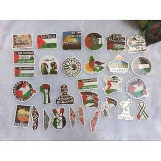 สินค้าพร้อมส่งสติกเกอร์ FreePalestine คละไซด์ ไม่เกินฝ่ามือ มีให้เลือกหลายลายมากกว่า40ลาย