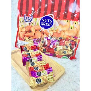 ขนมถั่วตุ๊บตั๊บ NUTS CRISP TWIN-FISH ขนมถั่วอัดแท่งรวมรส