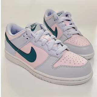 Nike Dunk Low (GS) "Mineral Teal" สีฟ้าอ่อน【ของแท้ 100 %】