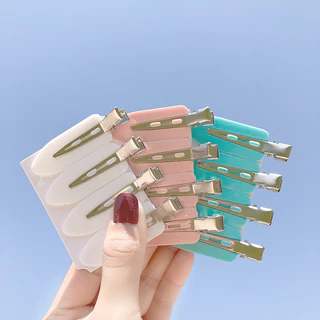 1เซทได้4ชิ้น กิ๊บหนีบผมไร้รอยต่อ กิ๊บสำหรับแต่งหน้า หนีบแล้วผมไม่เป็นรอย กิ๊บผม กิ๊บแต่งหน้า กิ๊บเกาหลี