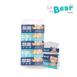 Lala Bearทิชชู่เช็ดหน้า  170 แผ่น : 5ห่อ