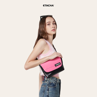 กระเป๋าผ้าใบ ETACHA รุ่น Porter S - Pink &amp; Black