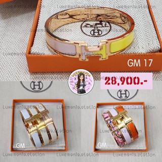 👜: New!! Hermes Clic H Bracelet Size GM รอบวง 17 cm. รับสีไหนแจ้งทางแชทนะคะ‼️ก่อนกดสั่งรบกวนทักมาเช็คสต๊อคก่อนนะคะ‼️