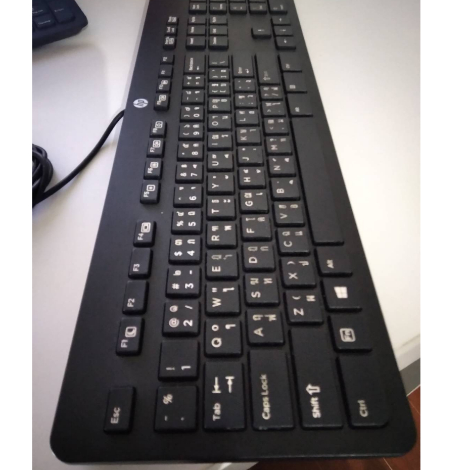 HP Turkish Keyboard Business Slim USB KU-1469 มือสองแท้ ยี่ห้อ HP อุปกรณ์ที่รองรับ แล็ปท็อป เดสท็อป