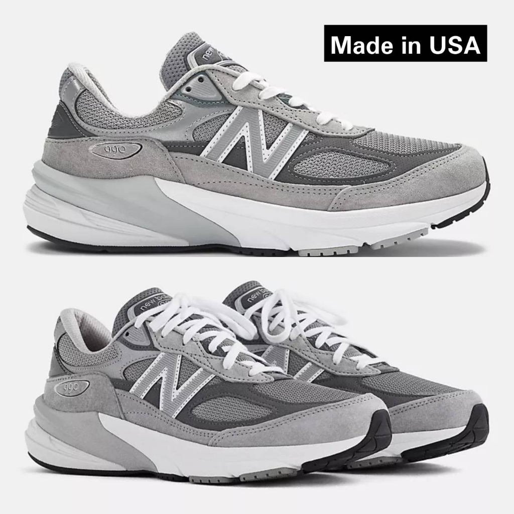 [เก็บ code ลดเพิ่ม 1000]พร้อมส่งในไทย📦990v6 รองเท้าผ้าใบ New Balance 990v6(Made in USA)**ของแท้