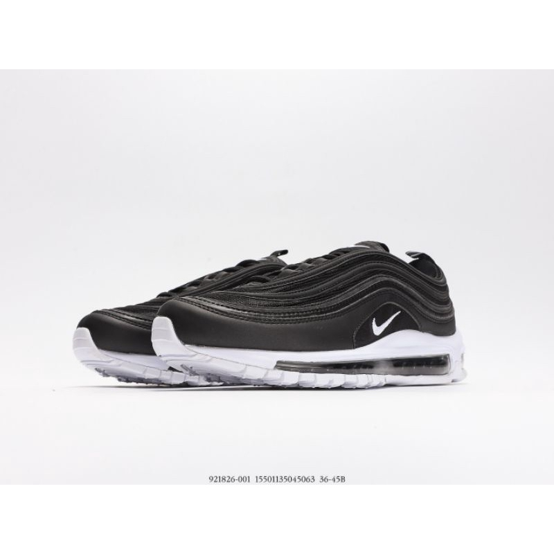 ของแท้ 100% Nike Air Max 97 Triple White Black Silver