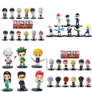 โมเดล ฮันเตอร์ Hunter x Hunter  ขนาด 8 Cm. ครบชุด 6 ตัว สินค้าพร้อมส่ง เก็บปลายทางได้