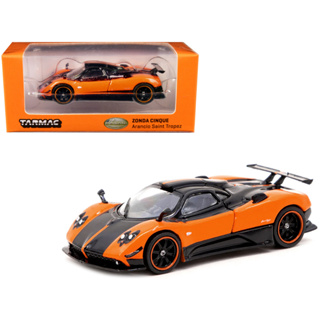 1/64 Tarmac Works Pagani Zonda Cinque Arancio Saint Tropez Orange