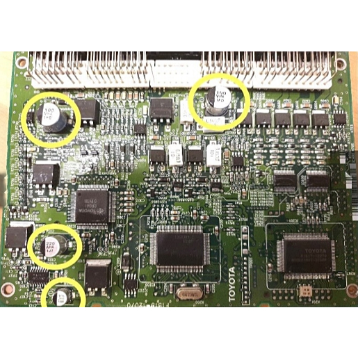 ชุดซ่อมกล่อง ABS&amp;VSC&amp;TRC TOYOTA ALTIS 2001-2007 ตัว 1.8G อัลติสหน้าหมู ไฟแทรคชั่น ไฟABS ไฟVSC โชว์ ( คาปาซิเตอร์ )