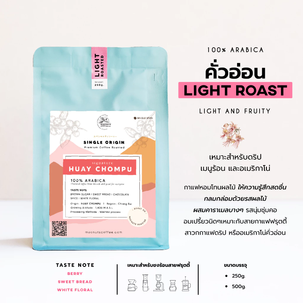 Macnuts Roasters เมล็ดกาแฟ Huay Chompu Single Origin Arabica thumbnail 3