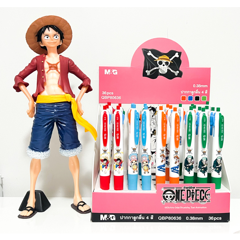 ปากกาลูกลื่น 4 สี การ์ตูน One Piece สินค้าลิขสิทธิ์ M&G
