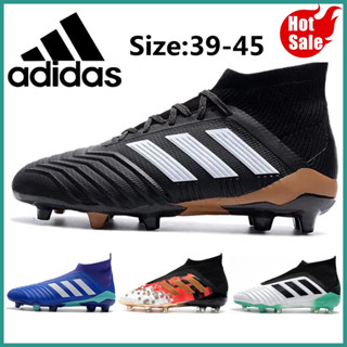 【บางกอกสปอต】Adidas_Predator 18+ Pogba FG ของแท้ รองเท้าสตั๊ด รองเท้ากีฬา รองเท้าฟุตบอล รองเท้าฟุตบอลฟุตซอล Soccer Shoes