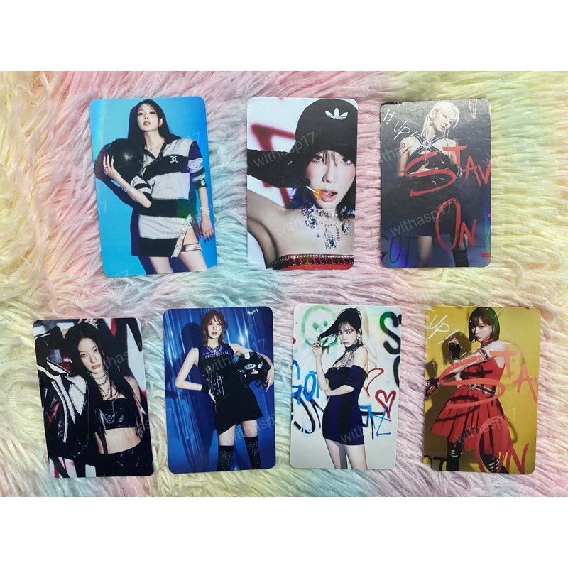 [พร้อมส่ง] GOT the beat - Stamp On It Hottracks การ์ด Photocard BoA Taeyeon Hyoyeon Seulgi Wendy Kar