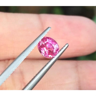 (แถมใบเซอร์)พลอยพิ้งค์แซฟไฟซ์(Pink Sapphire) นน1.12กะรัต