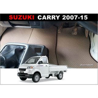 ยางปูพื้นรถยนต์ SUZUKI CARRY ปี2007-15 ลายกระดุมเม็ดเล็กpvc เข้ารูป ตรงรุ่นรถ