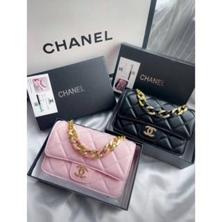 **พร้อมส่ง** กระเป๋า CHANEL mini 19c   พร้อมกล่อง