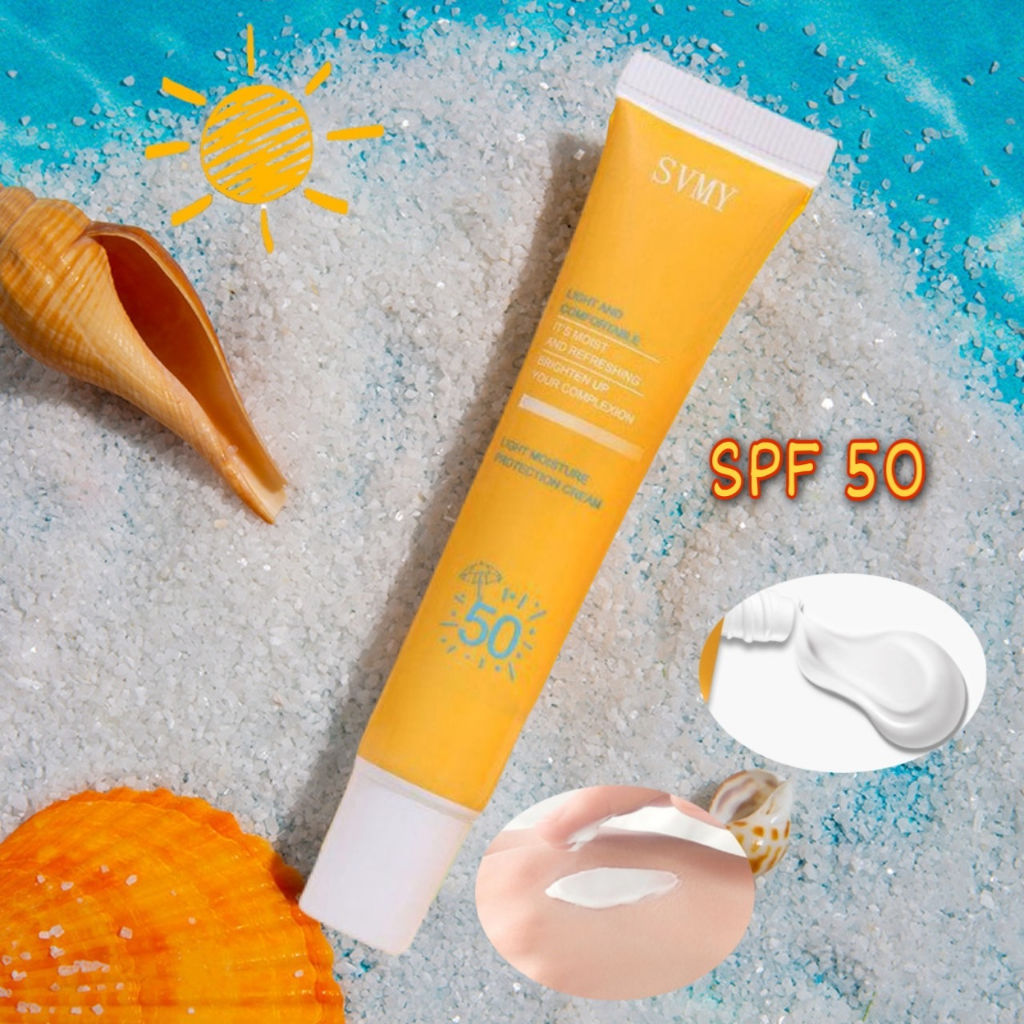 SVMY#3088 ครีมกันแดดบำรุงผิวหน้า Whitening Cream Spf 50 Sunblock Skin Protective